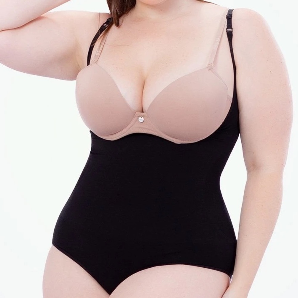 Shapermint Empetua Open Bust Brief/Panty Bodysuit